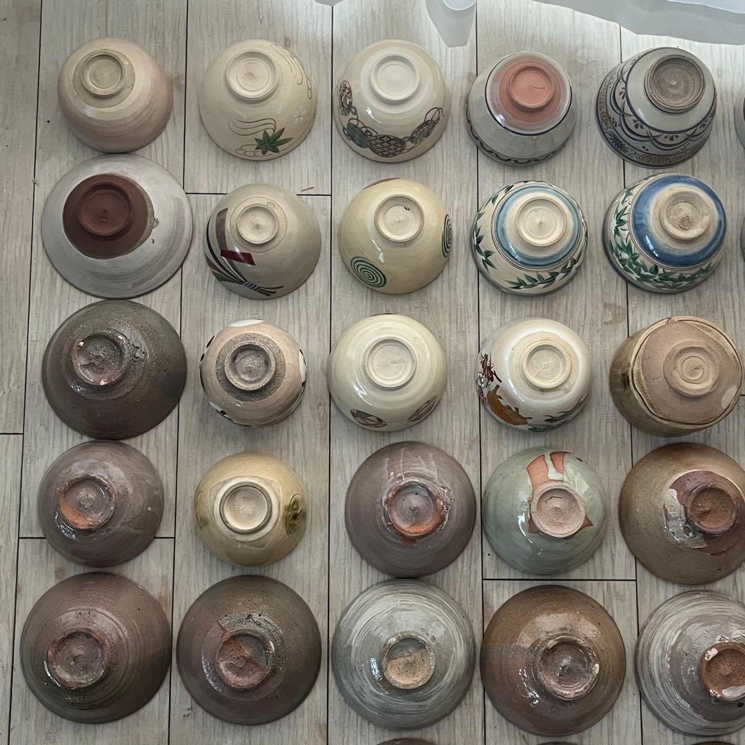 a*8様 茶碗 抹茶碗 数茶碗 まとめて 49点 茶道具 箱無し 陶器 いろいろ