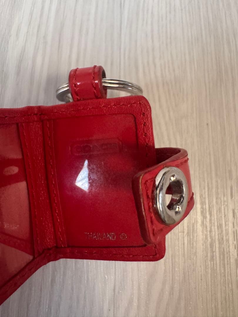 coach 手帳型キーリング　キーホルダー
