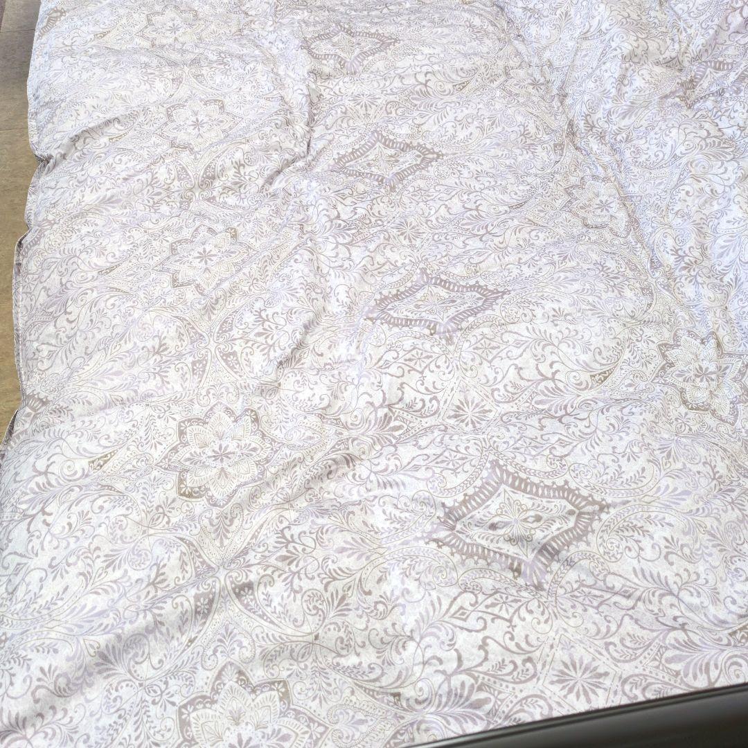 西川羽毛布団ミュラーダウン95%1.2kgシングルグレー