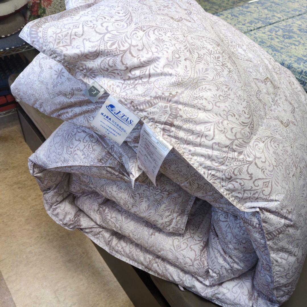 西川羽毛布団ミュラーダウン95%1.2kgシングルグレー