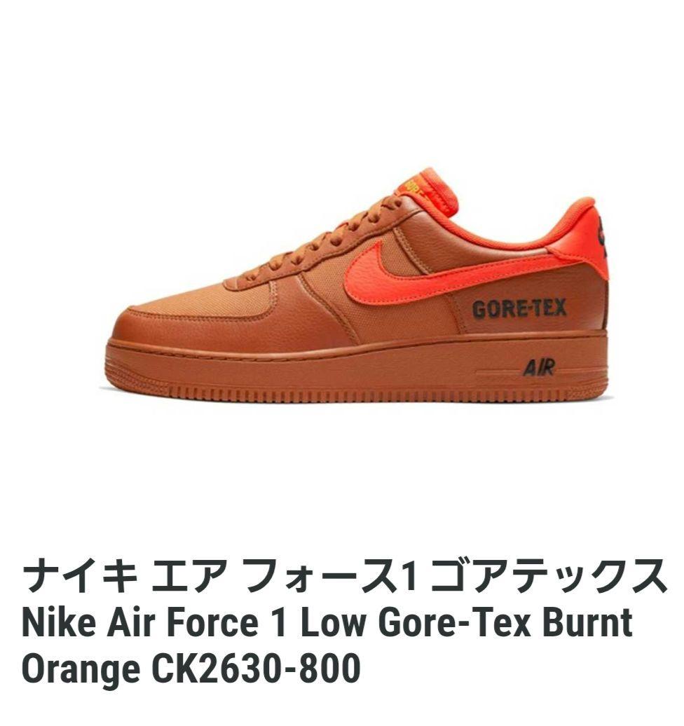 ナイキエアフォース1 1 Low Gore-Tex CK2630-800