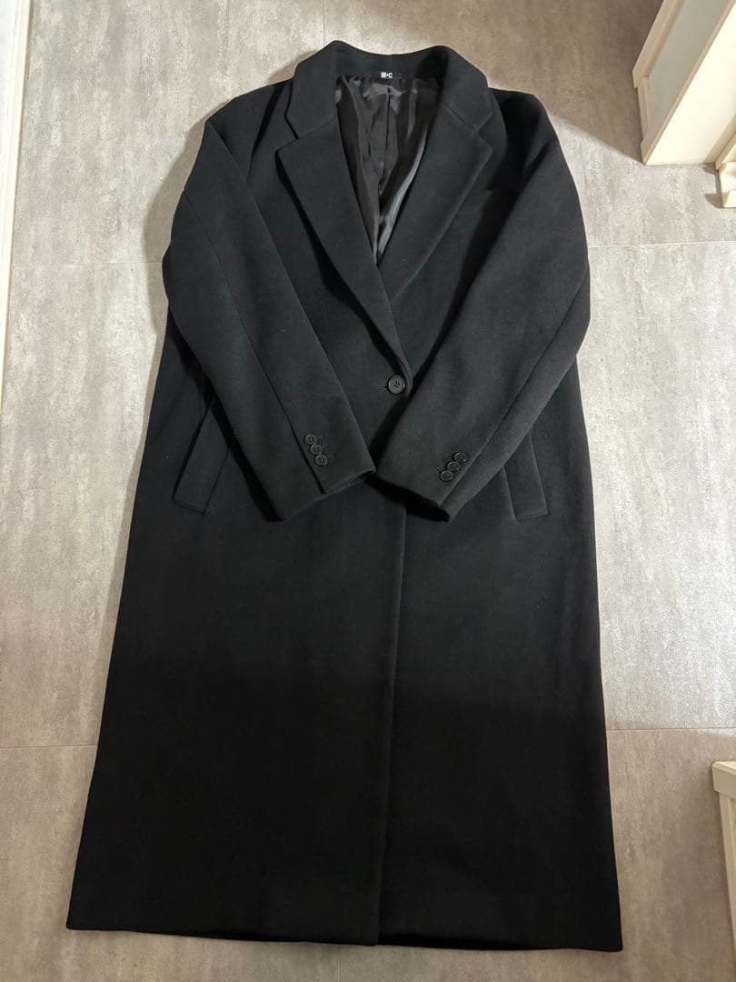 【完売品】ユニクロC ロングコート ブラック M