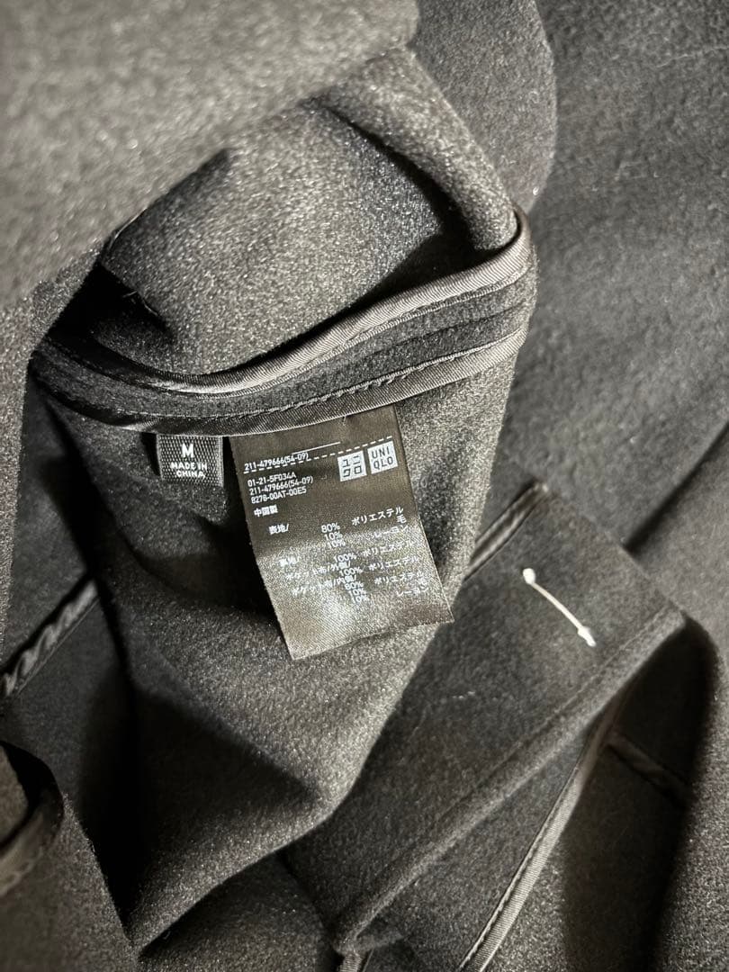 【完売品】ユニクロC ロングコート ブラック M