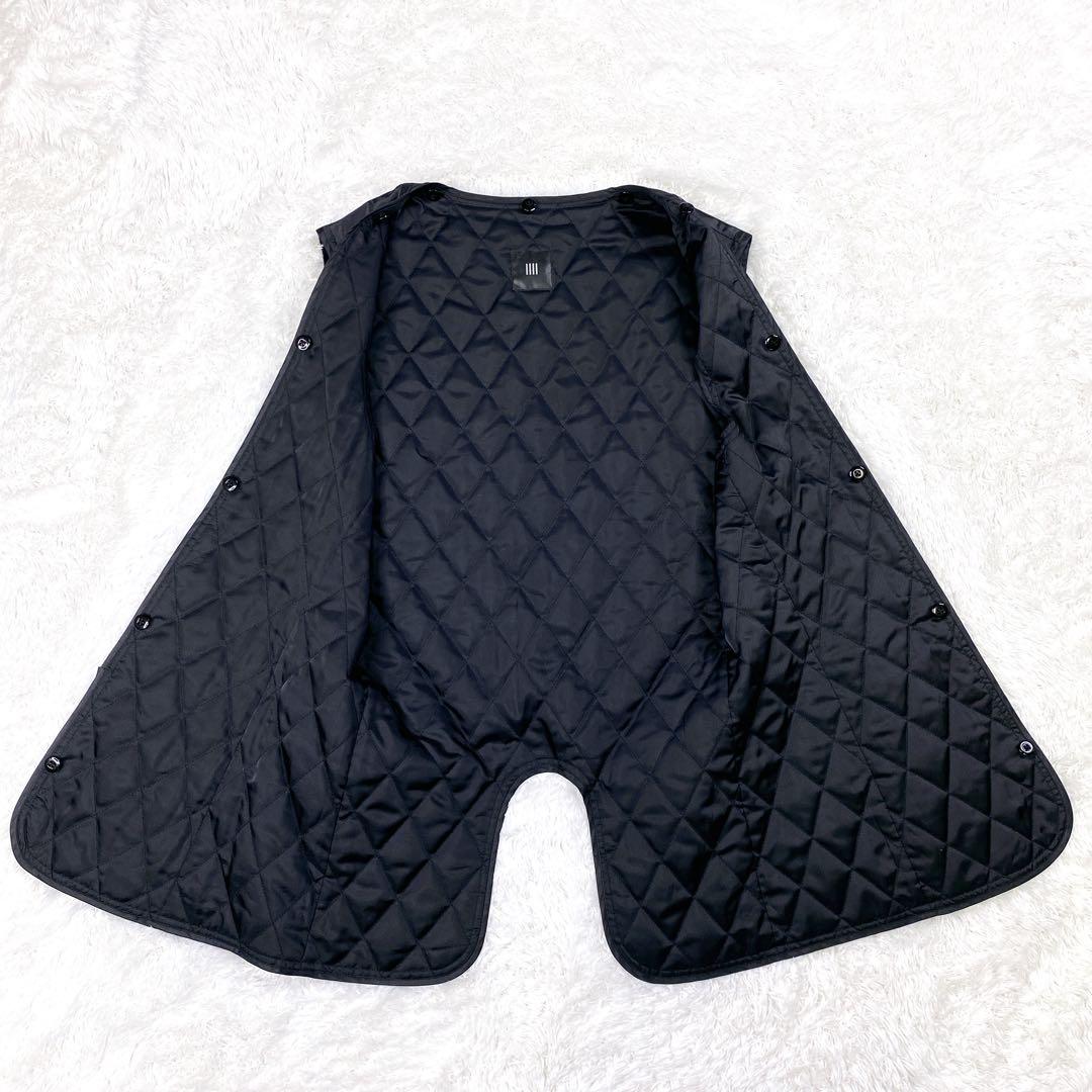 極美品 スーツセレクト 撥水 ベルテッドボンディングコート ネイビー Lサイズ