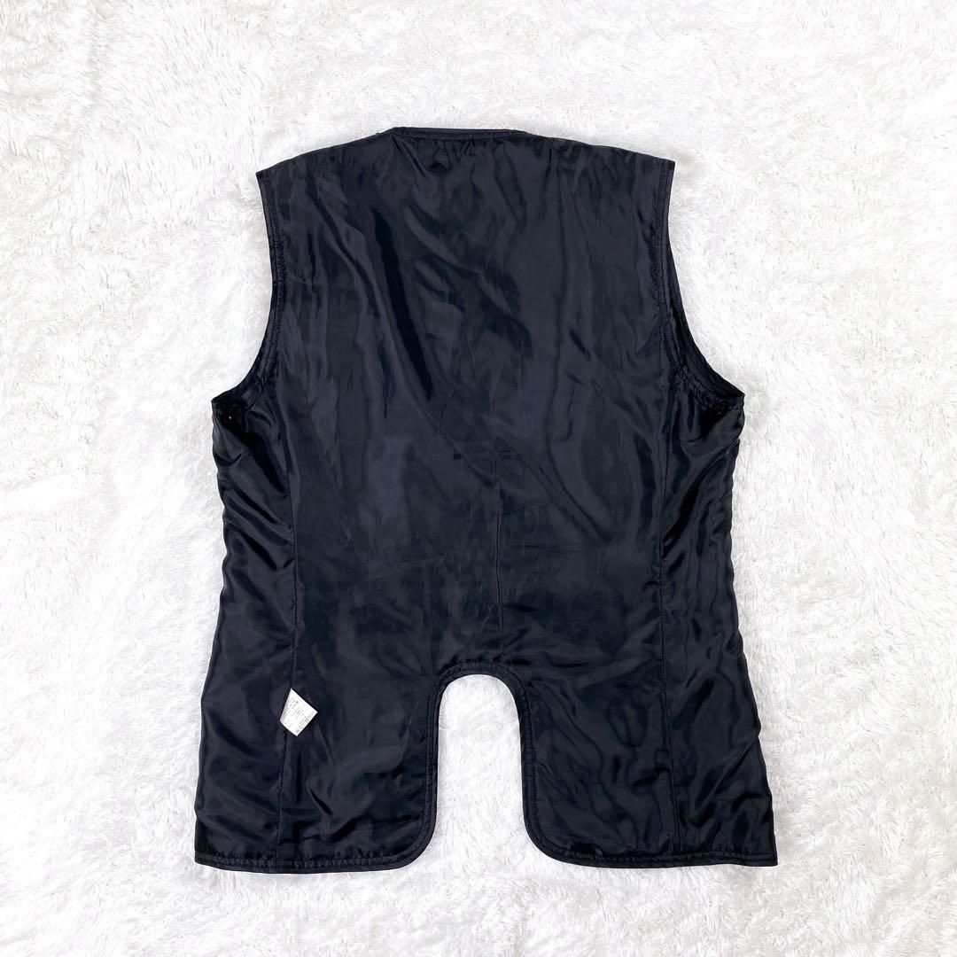 極美品 スーツセレクト 撥水 ベルテッドボンディングコート ネイビー Lサイズ