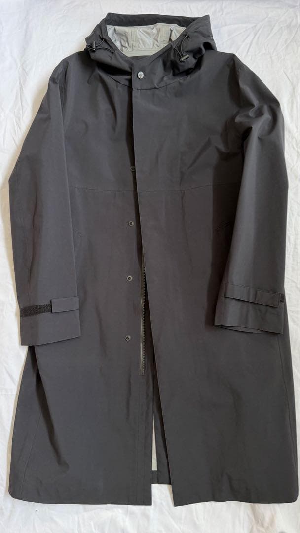 美品 MACKINTOSH マッキントッシュ ナイロン フーデッドコート レイン