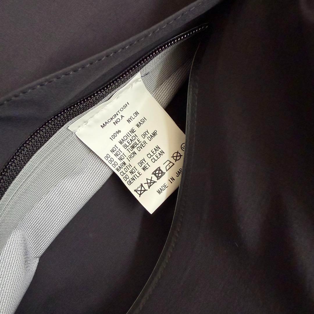 美品 MACKINTOSH マッキントッシュ ナイロン フーデッドコート レイン