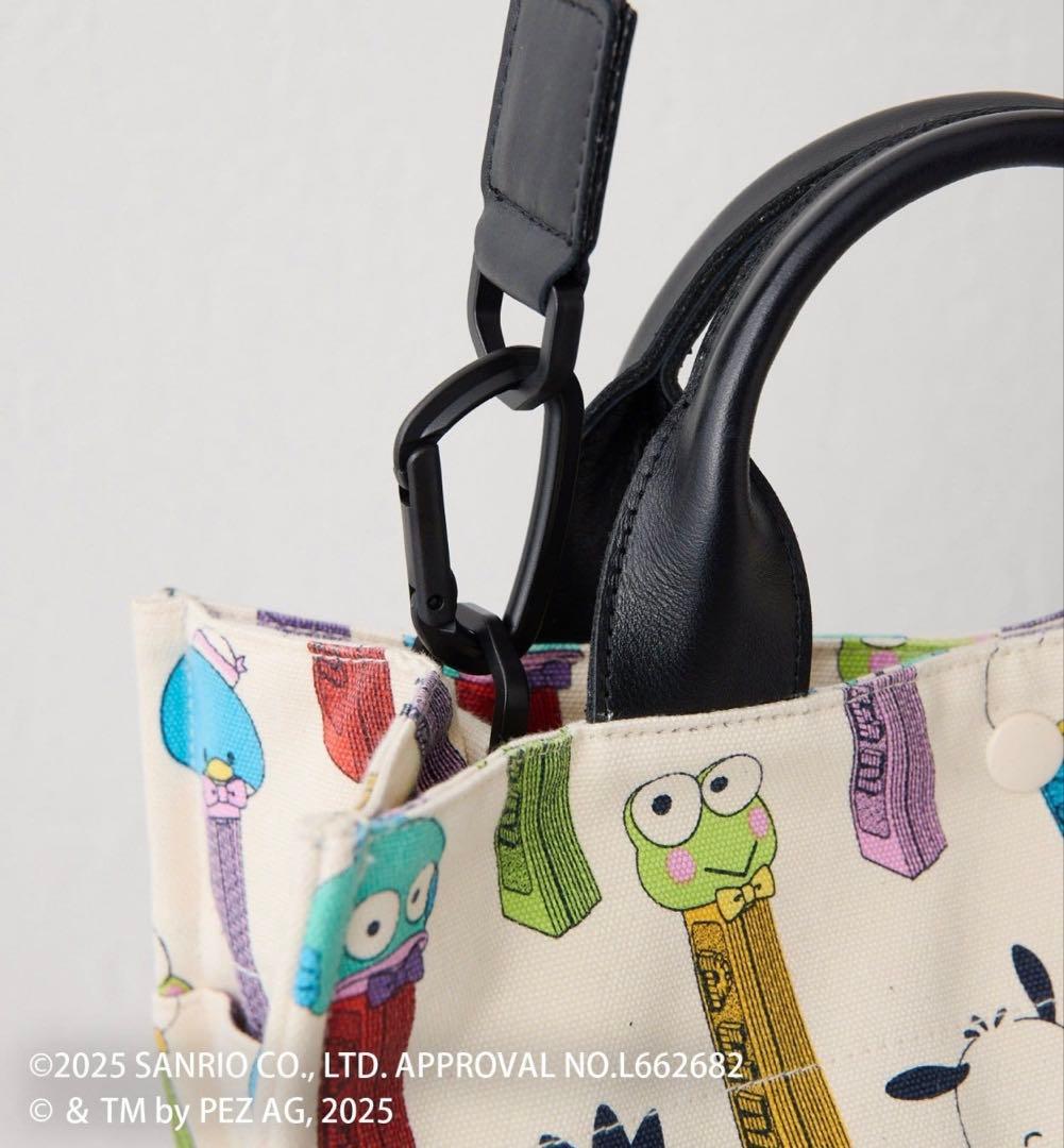 【はぴだんぶい×PEZ×ear】A4サイズ対応/コラボコットントートバッグM