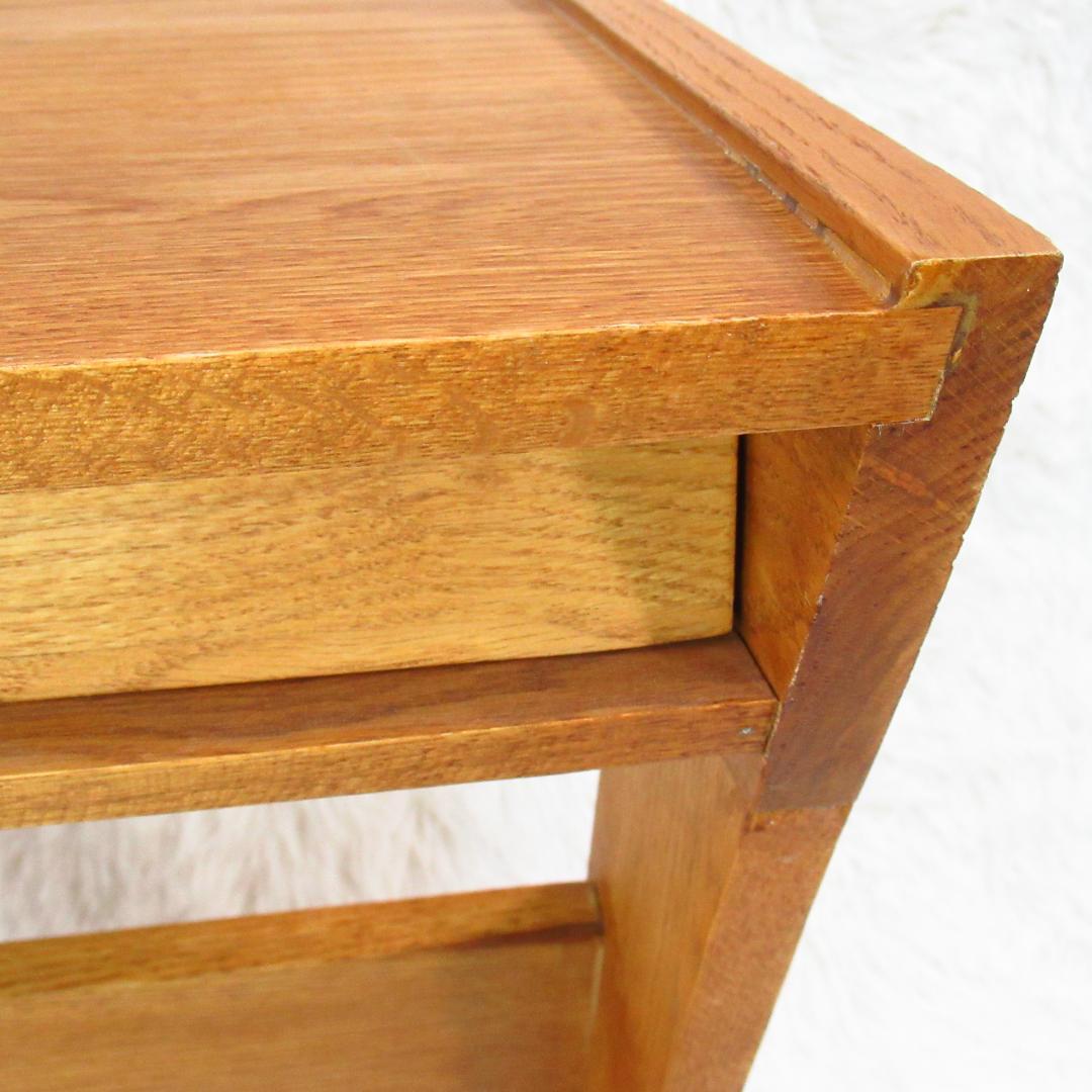 BI OAK DRAWER TABLE【LIFE FARNITURE】
