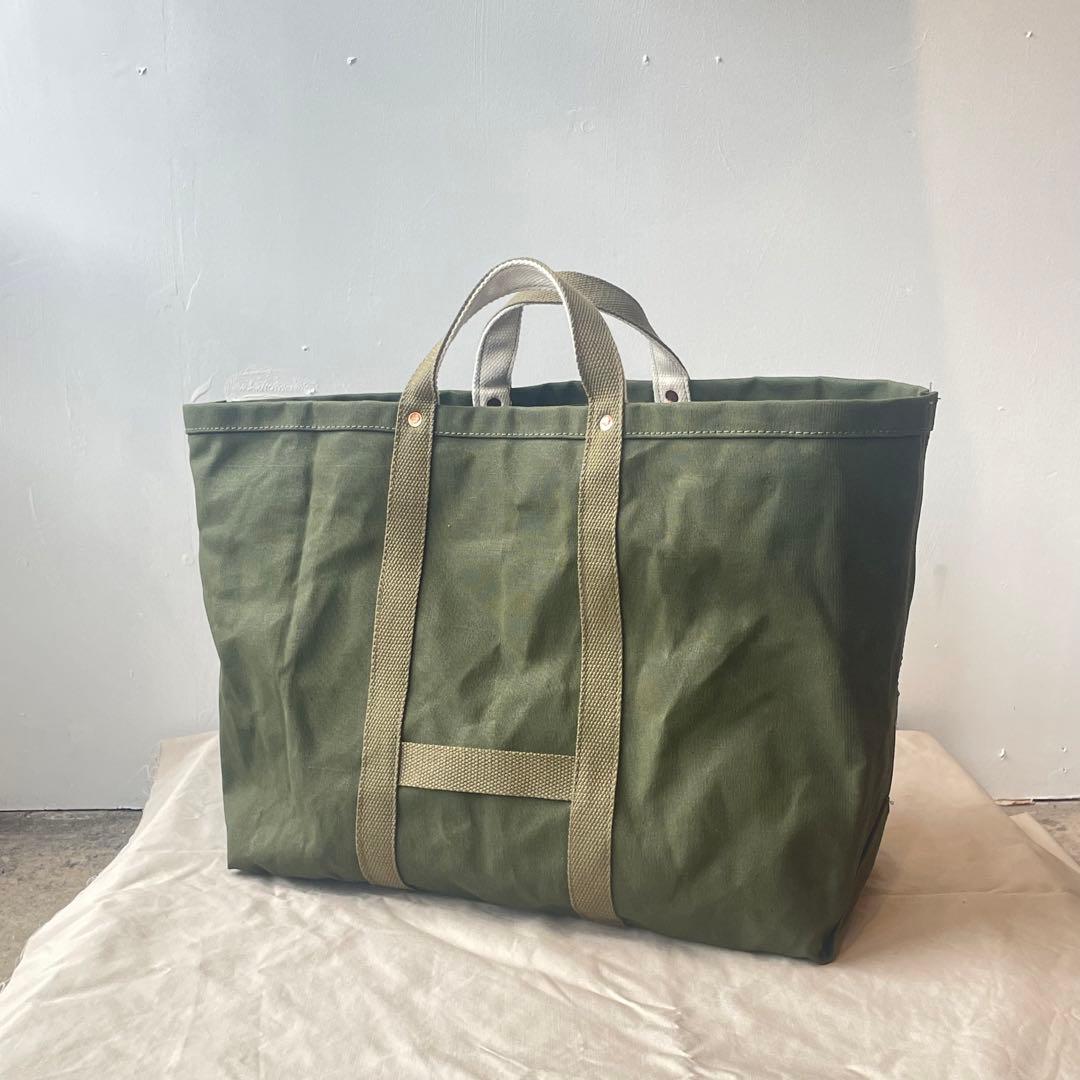 【デッドストック】ダック　トートバッグ　ツールバッグ　ビンテージ　30s 40s