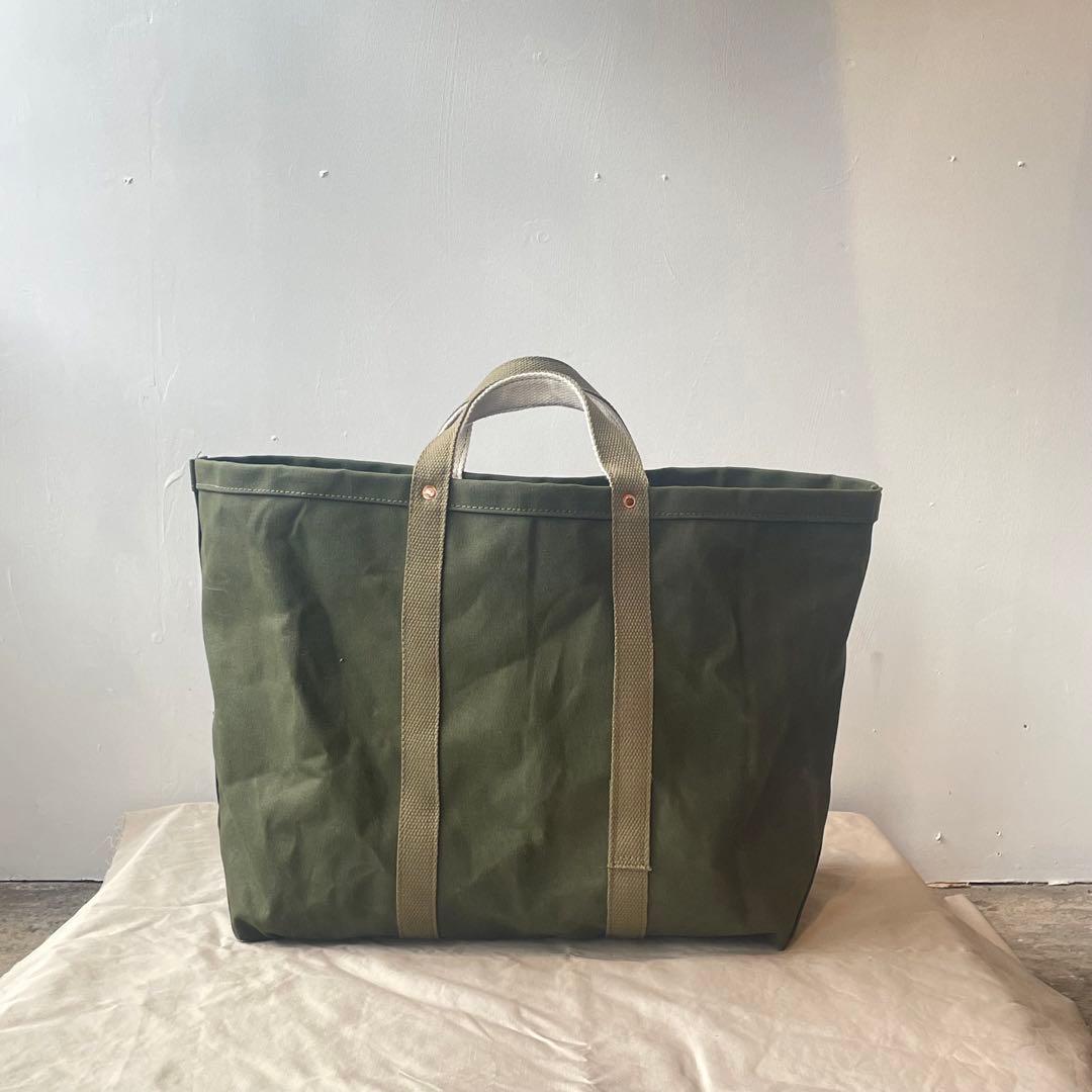 【デッドストック】ダック　トートバッグ　ツールバッグ　ビンテージ　30s 40s