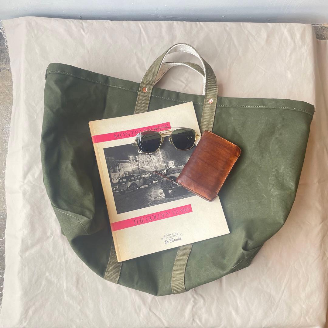 【デッドストック】ダック　トートバッグ　ツールバッグ　ビンテージ　30s 40s