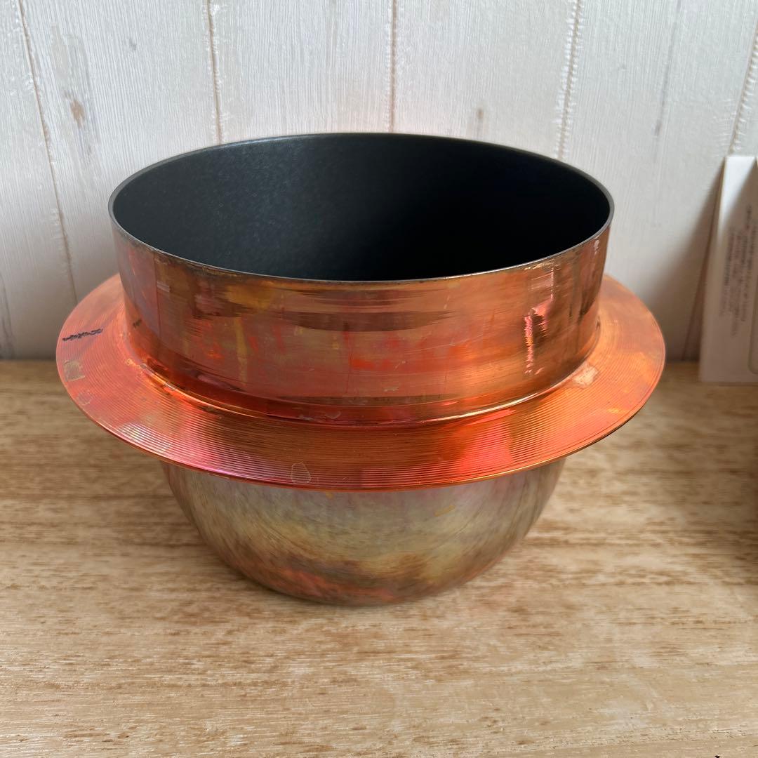 新光堂 ごはんはどうだ 純銅製 炊飯 羽釜 3〜5合炊き CM-5