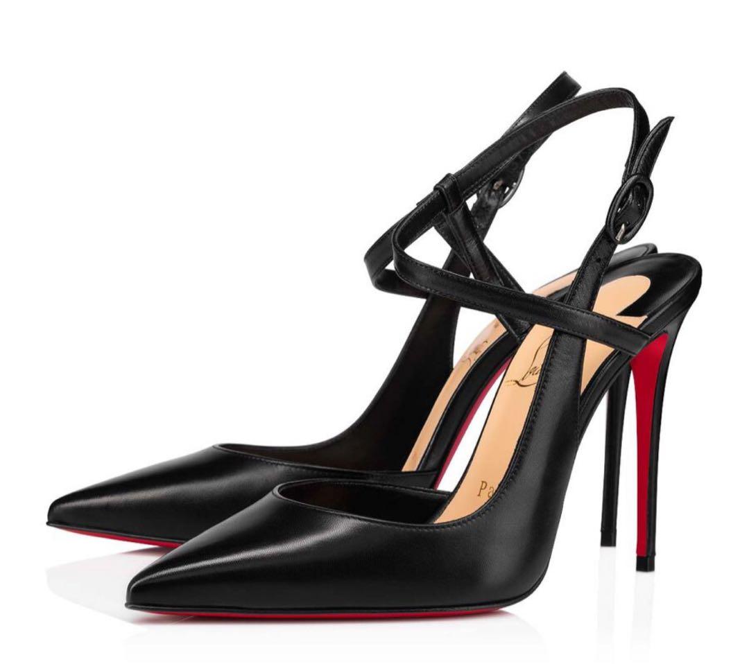 【新品未使用】Christian Louboutinブラックハイヒール