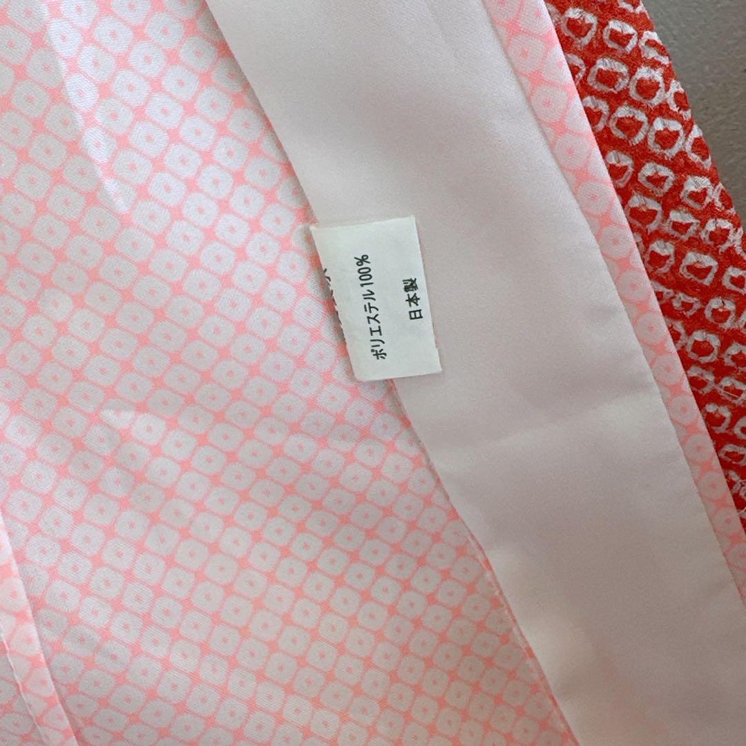 フルセット　七五三　7歳女の子　総しぼり　豪華刺繍　花　鼓　黒袋帯　葉　7067