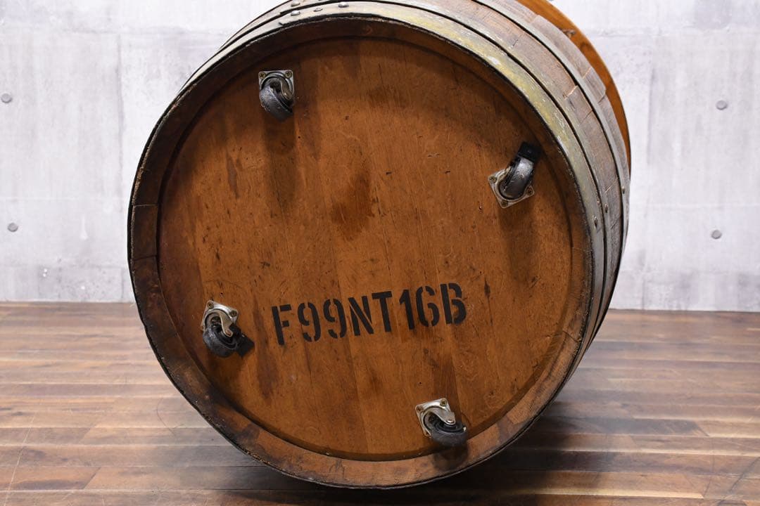 EBK55 コカ・コーラ バレルテーブル 古材 ヴィンテージ カウンターテーブル