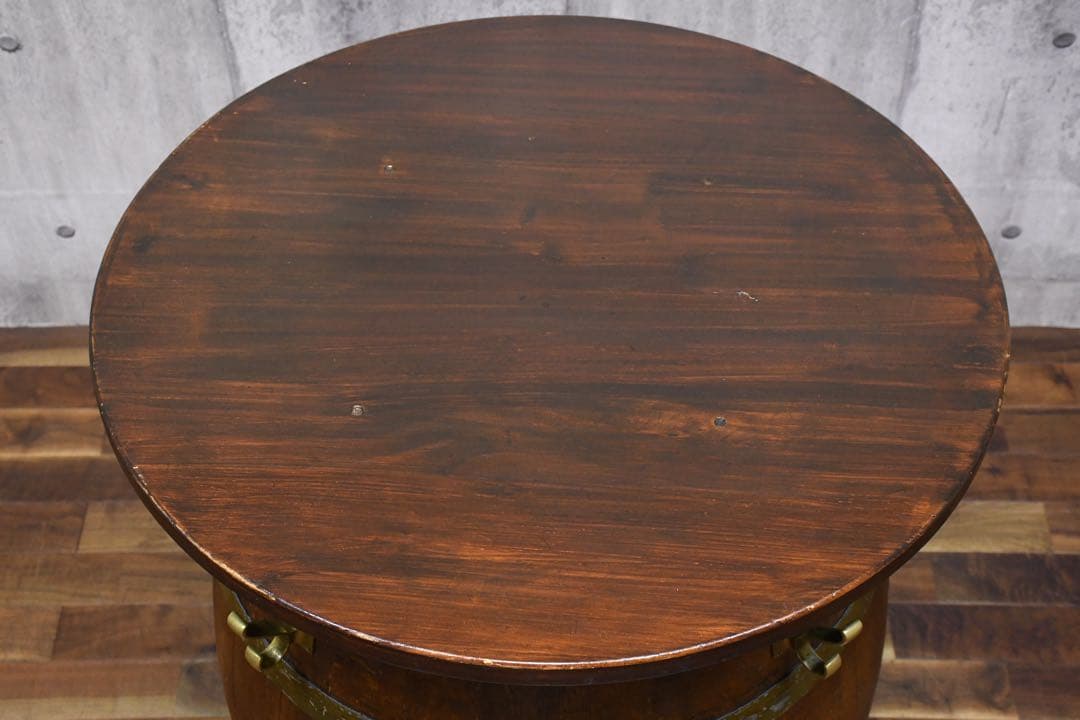 EBK55 コカ・コーラ バレルテーブル 古材 ヴィンテージ カウンターテーブル