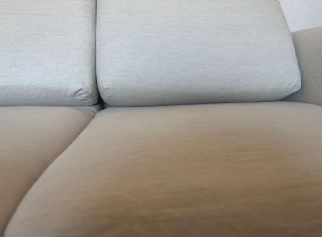 無印　2シーター・ウレタン・ポケットコイル　ソファ本体