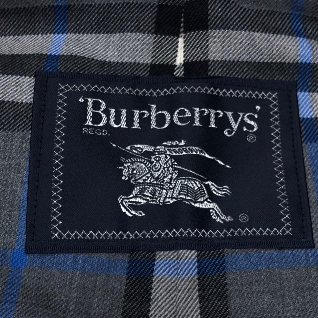 美品✨バーバリー ダッフルコート ネイビー ノバチェック裏地 7AR