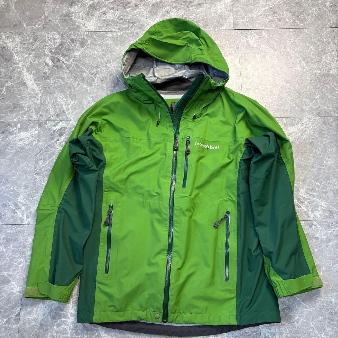 極美品　モンベル　3in1フォールラインパーカー　ハードシェル　メンズ　S