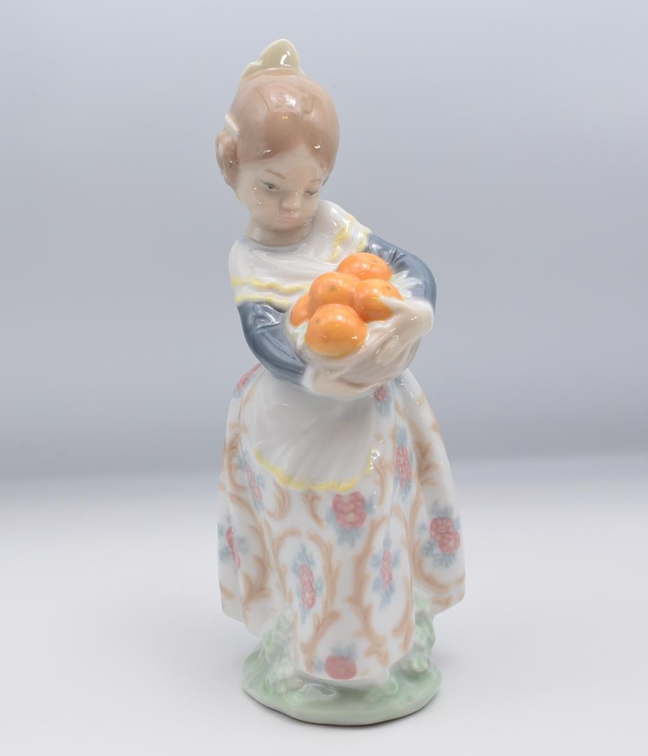 バレンシアの少女　＃4841　★リヤドロ　スペイン　光沢仕上げ　ヴィンテージ