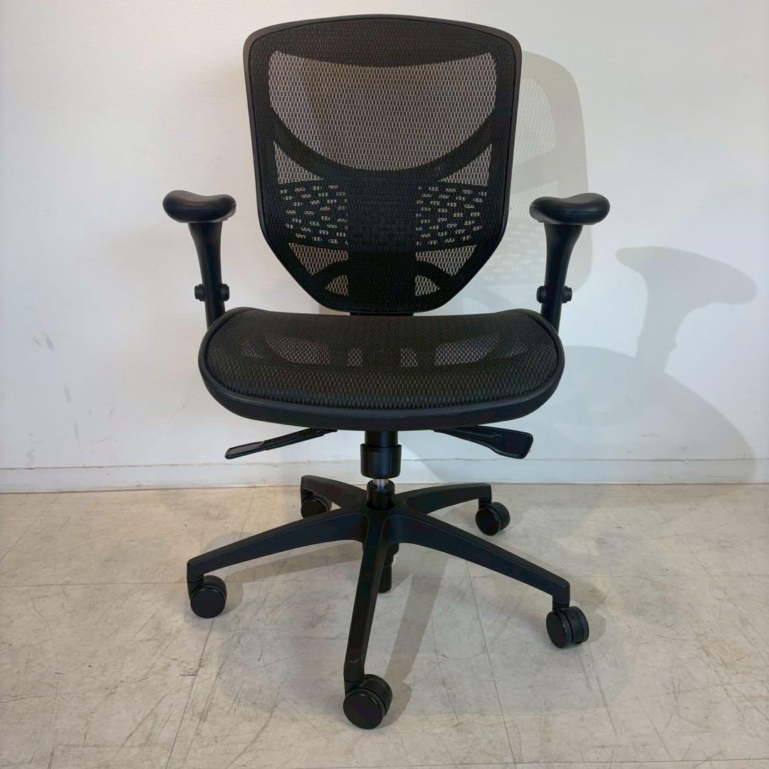 エンジョイ Ergohumanエルゴヒューマン 肘付きオフィスチェア　2/3