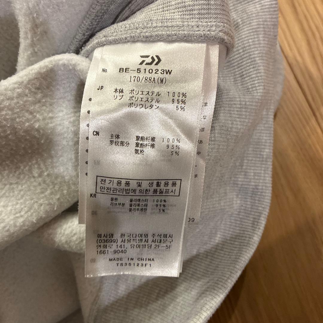 daiwa pier39 ダイワ　プルオーバー　パーカー　スウェット　Mサイズ