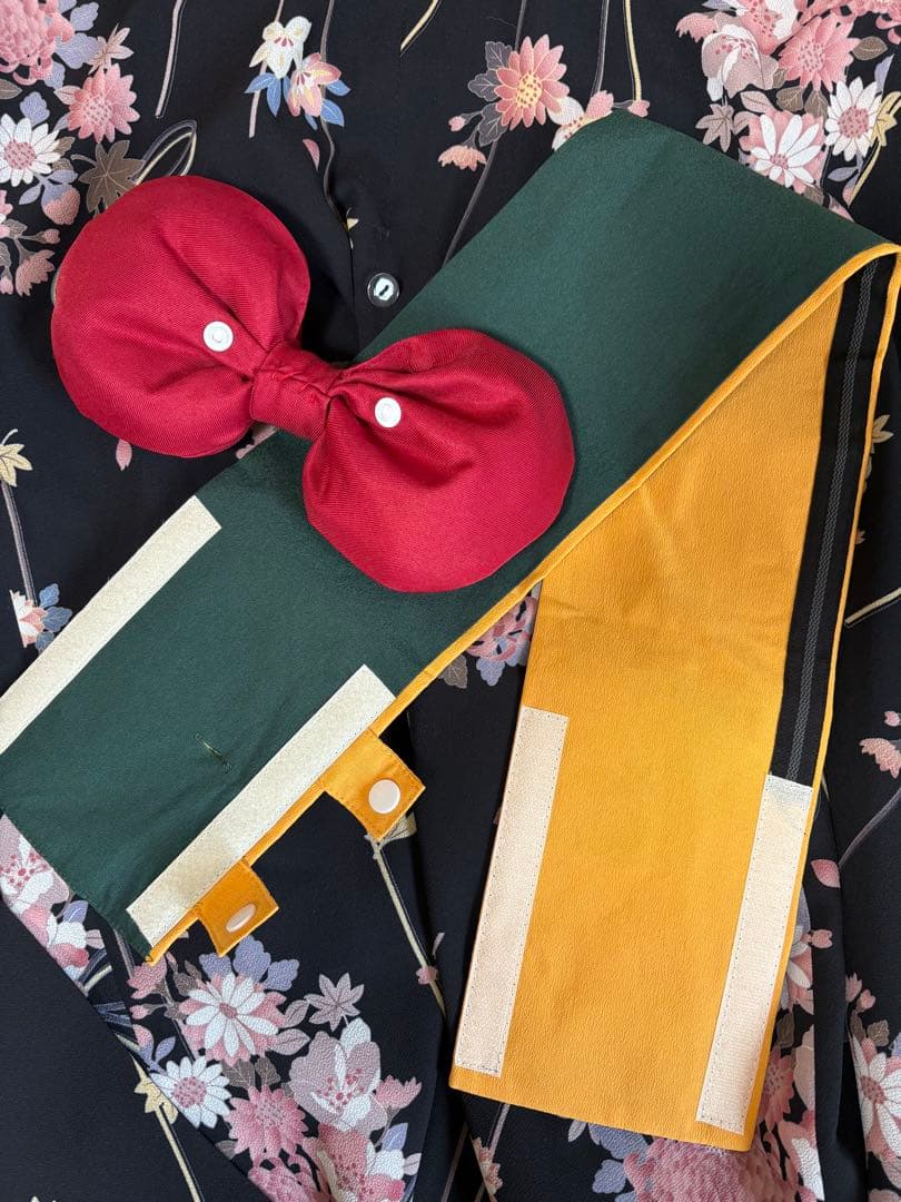 キャサリンコテージ 袴セット 150cm 黒着物 ×えんじ袴