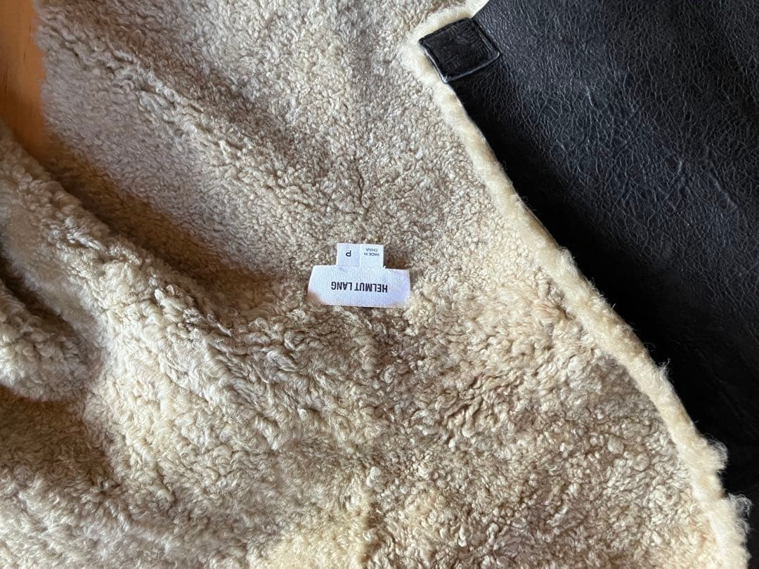 HELMUT LANG ムートン　ジレ　LINK THEORY正規品