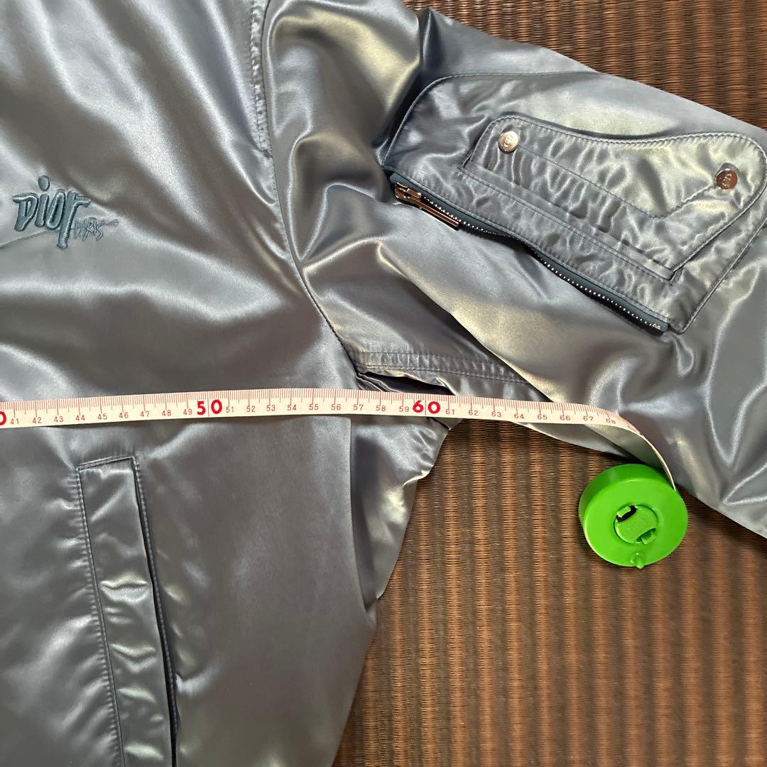 Dior MA-1 ジャケット 水色　Lサイズ48