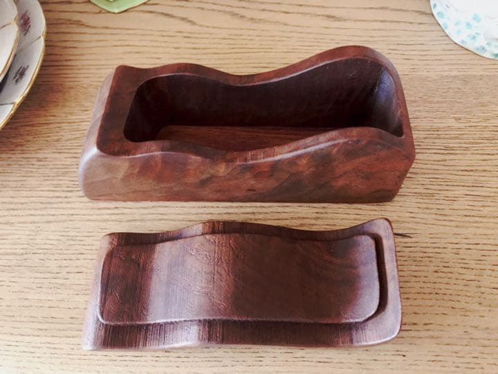 アンティークの木箱☆小物入れ