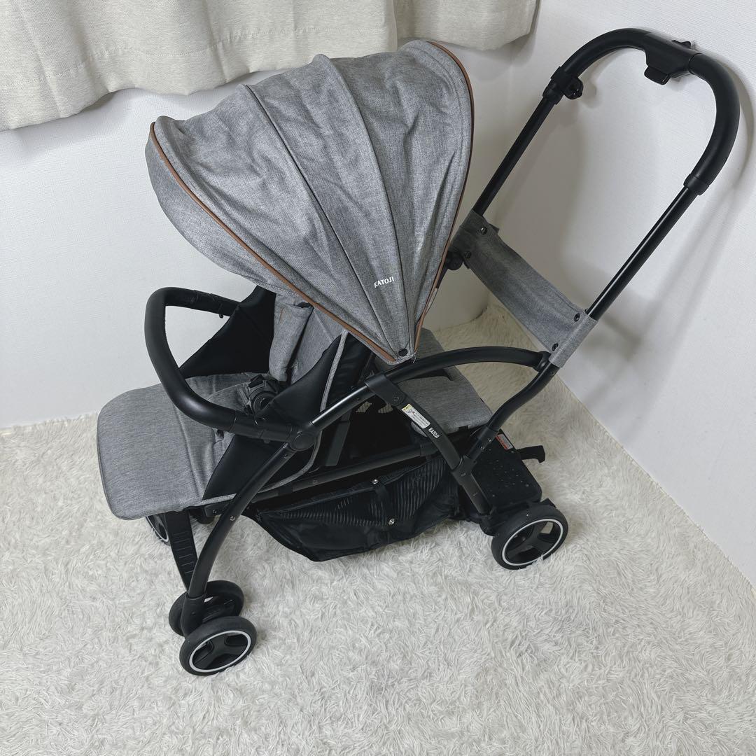 ✨美品✨ KATOJI　ベビーカー 2-Seater グレー　ベビーカ カトージ