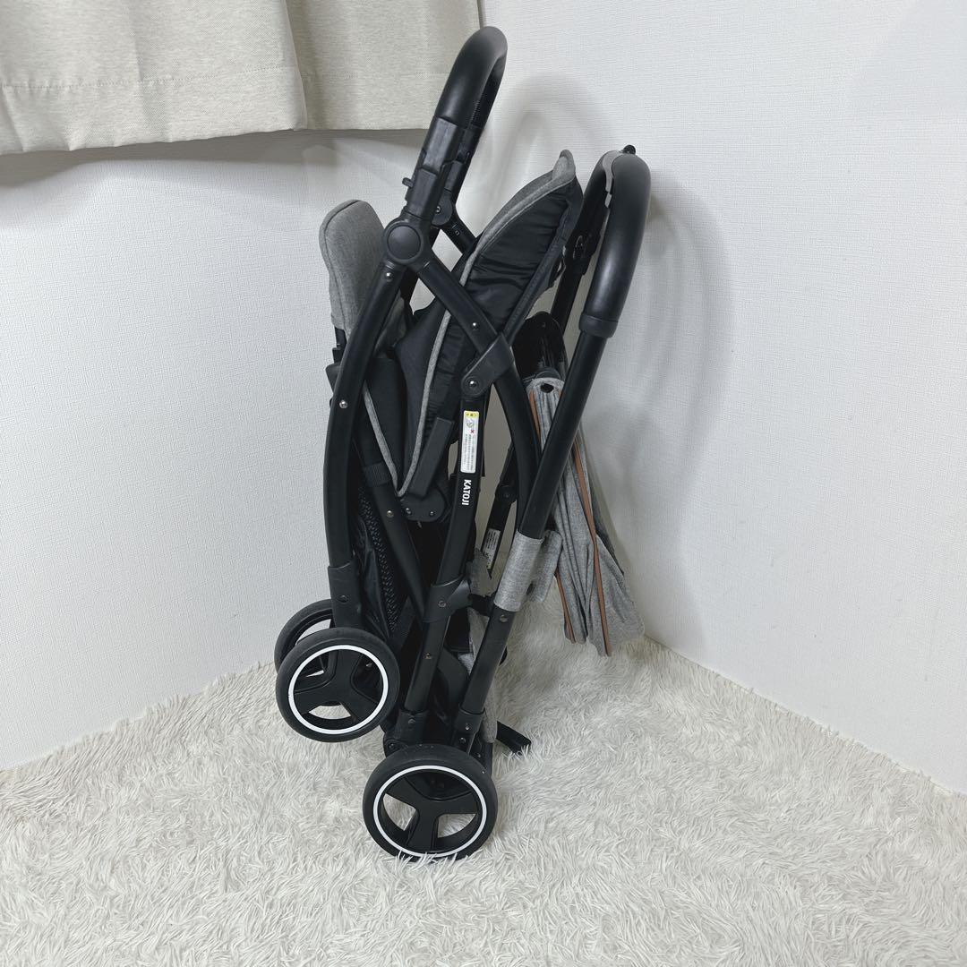 ✨美品✨ KATOJI　ベビーカー 2-Seater グレー　ベビーカ カトージ