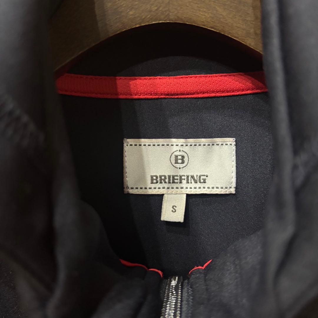 BRIEFING GOLF 3Dロゴパーカーレディース　ブラックネイビーSサイズ