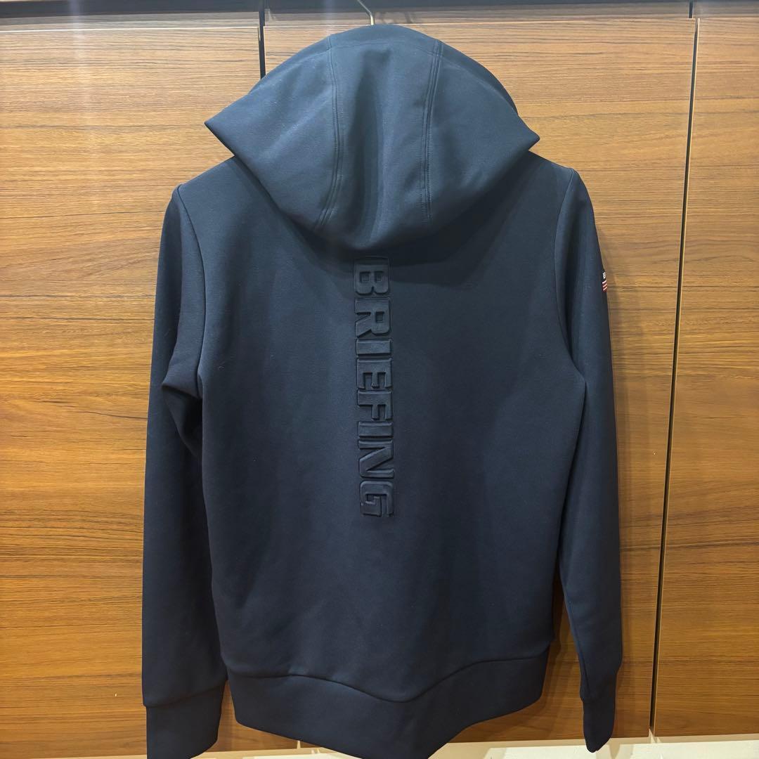 BRIEFING GOLF 3Dロゴパーカーレディース　ブラックネイビーSサイズ