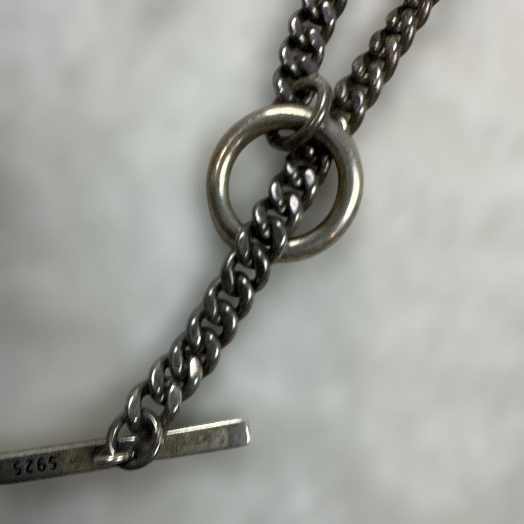 サンローラン　希少　シルバー925 喜平ネックレス