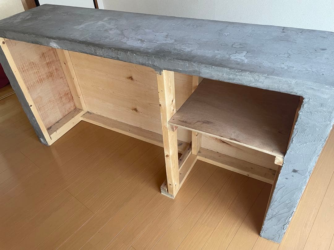 【直接受け取り】モルタルカウンター✩グレー✩カフェ✩レジ✩インテリア