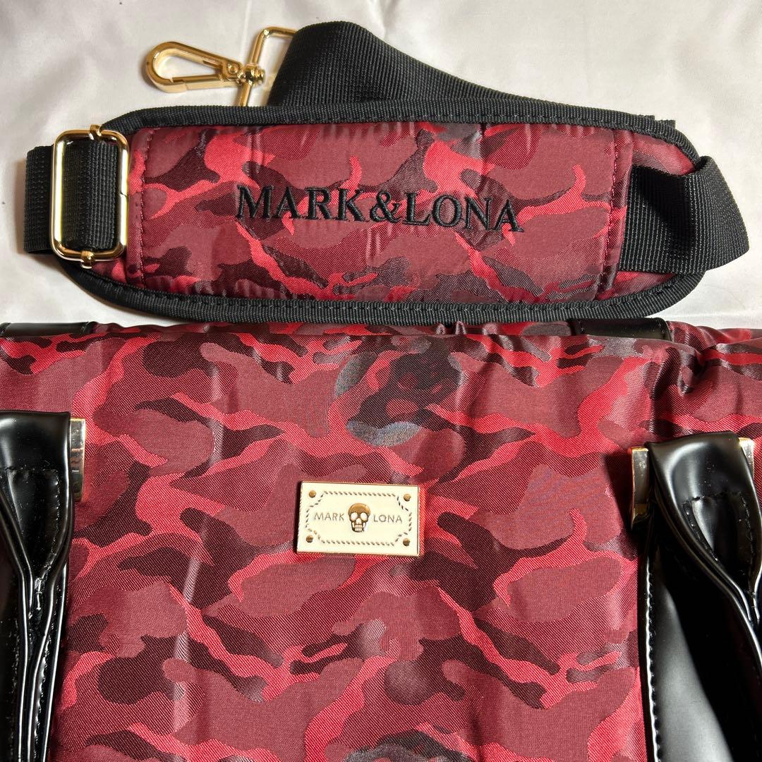 MARK&LONA レッド迷彩 ゴルフバッグ