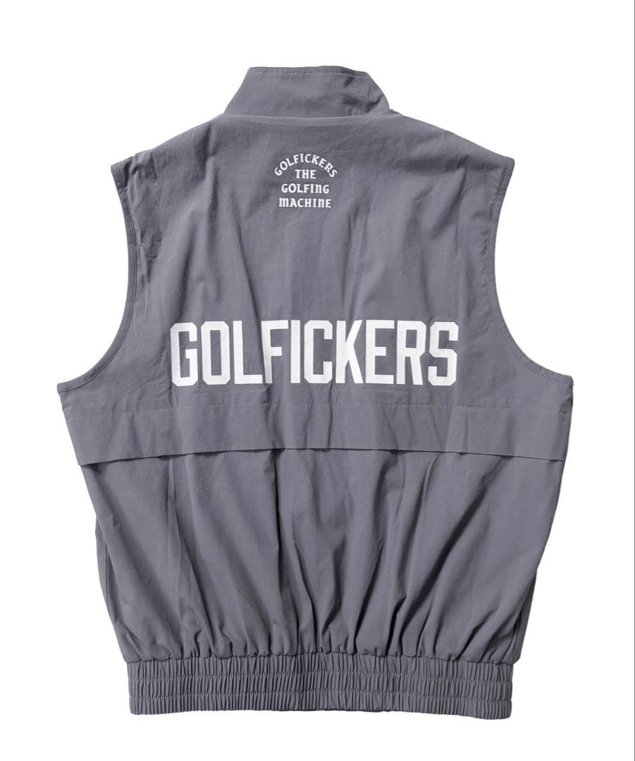 新品！Golfickers ゴルフィッカーズ　ベスト　グレー　L 即完売
