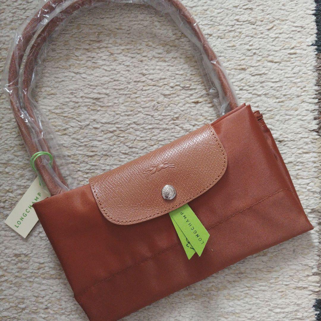 LONGCHAMP プリアージュ®️グリーン トートバッグ L コニャック