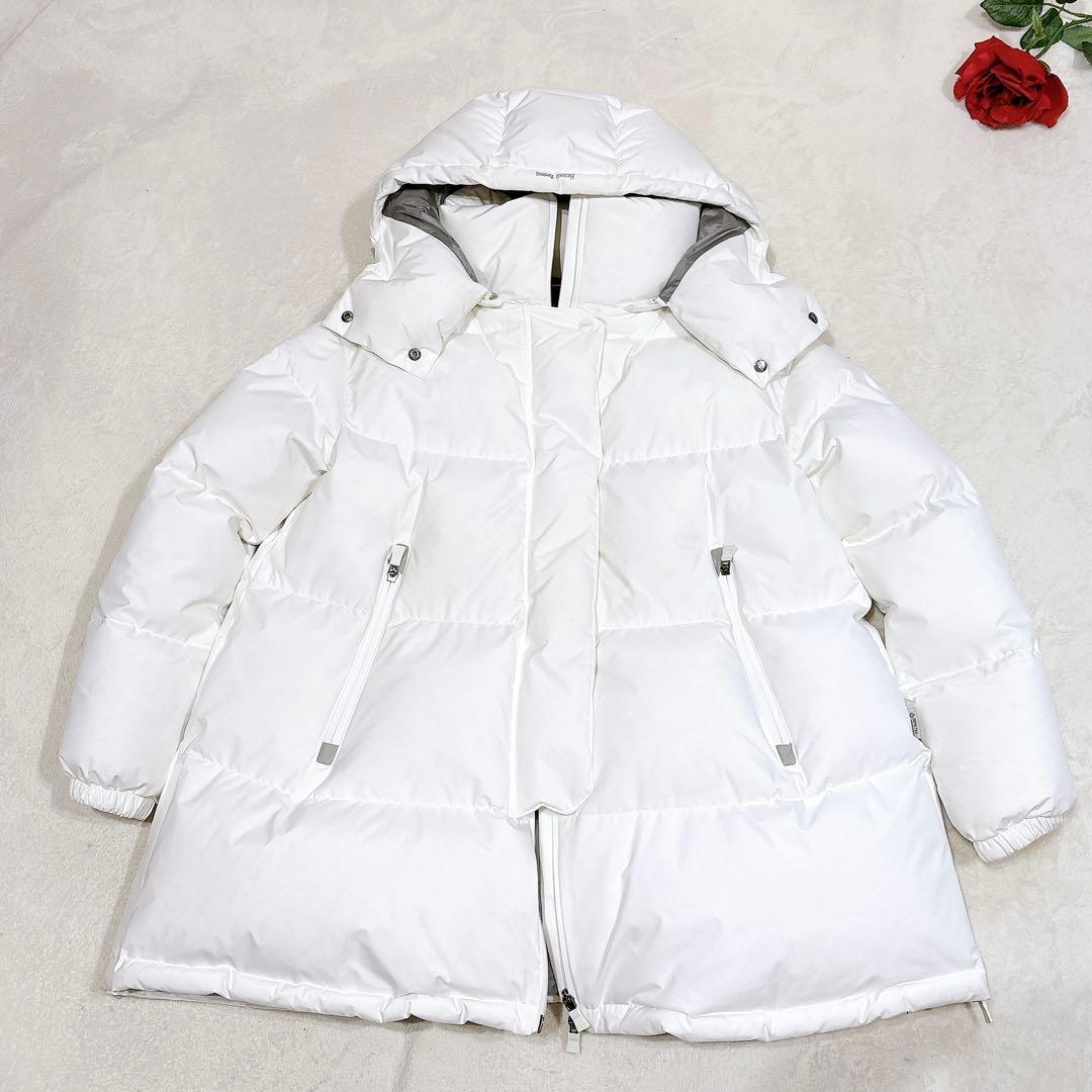 ヘルノ　ラミナー　ゴアテックス　ダウンジャケット　ホワイト　40 レディース