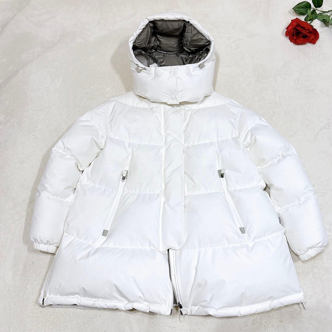 ヘルノ　ラミナー　ゴアテックス　ダウンジャケット　ホワイト　40 レディース