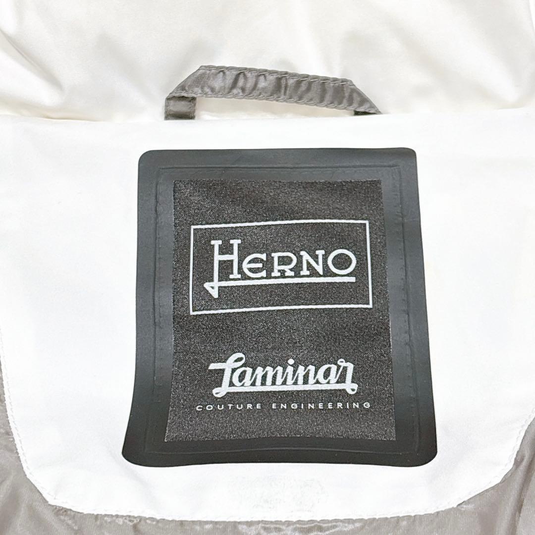 ヘルノ　ラミナー　ゴアテックス　ダウンジャケット　ホワイト　40 レディース