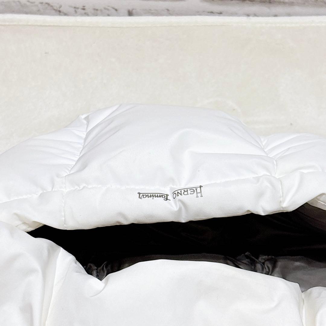 ヘルノ　ラミナー　ゴアテックス　ダウンジャケット　ホワイト　40 レディース