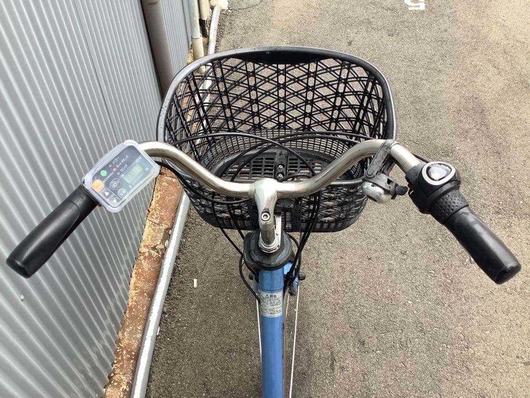 パナソニック新機種電動アシスト自転車viviDX26インチブルー系ボディー