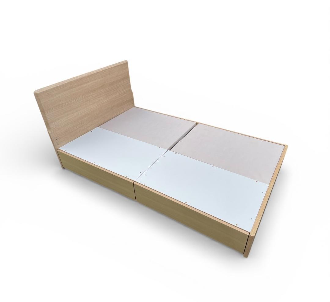 大阪京都限定 NITORI ニトリ セミダブル ベッドフレーム 2収納付き