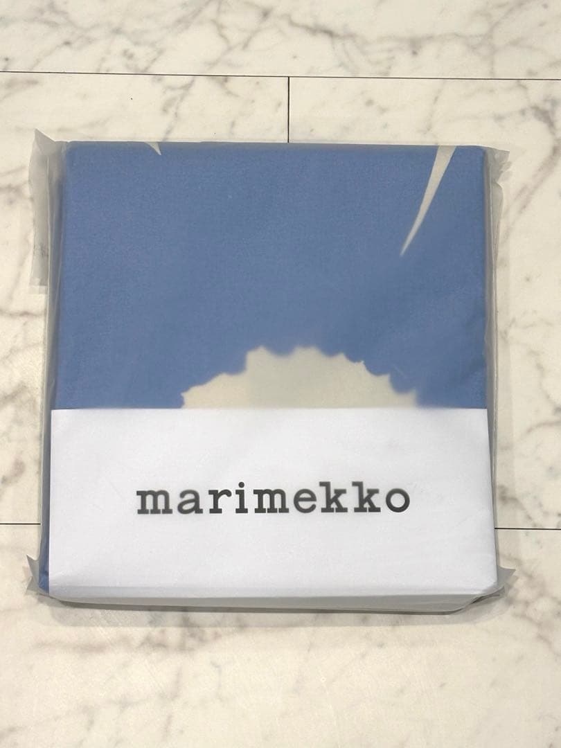 マリメッコ　デュべカバー　布団カバー　ウニッコ　ブルー　シングル　新品未使用