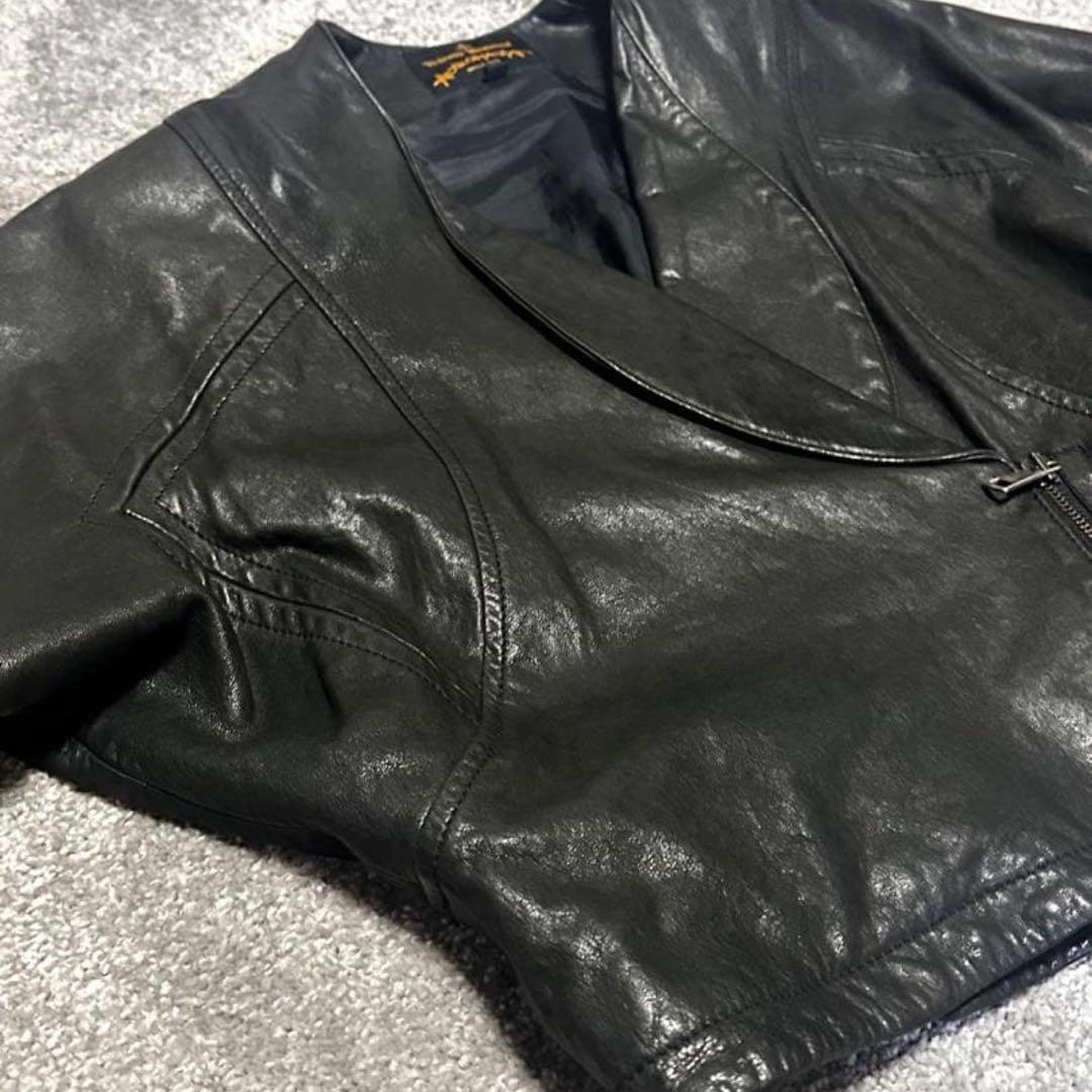 vivienne westwood レザージャケット　短丈