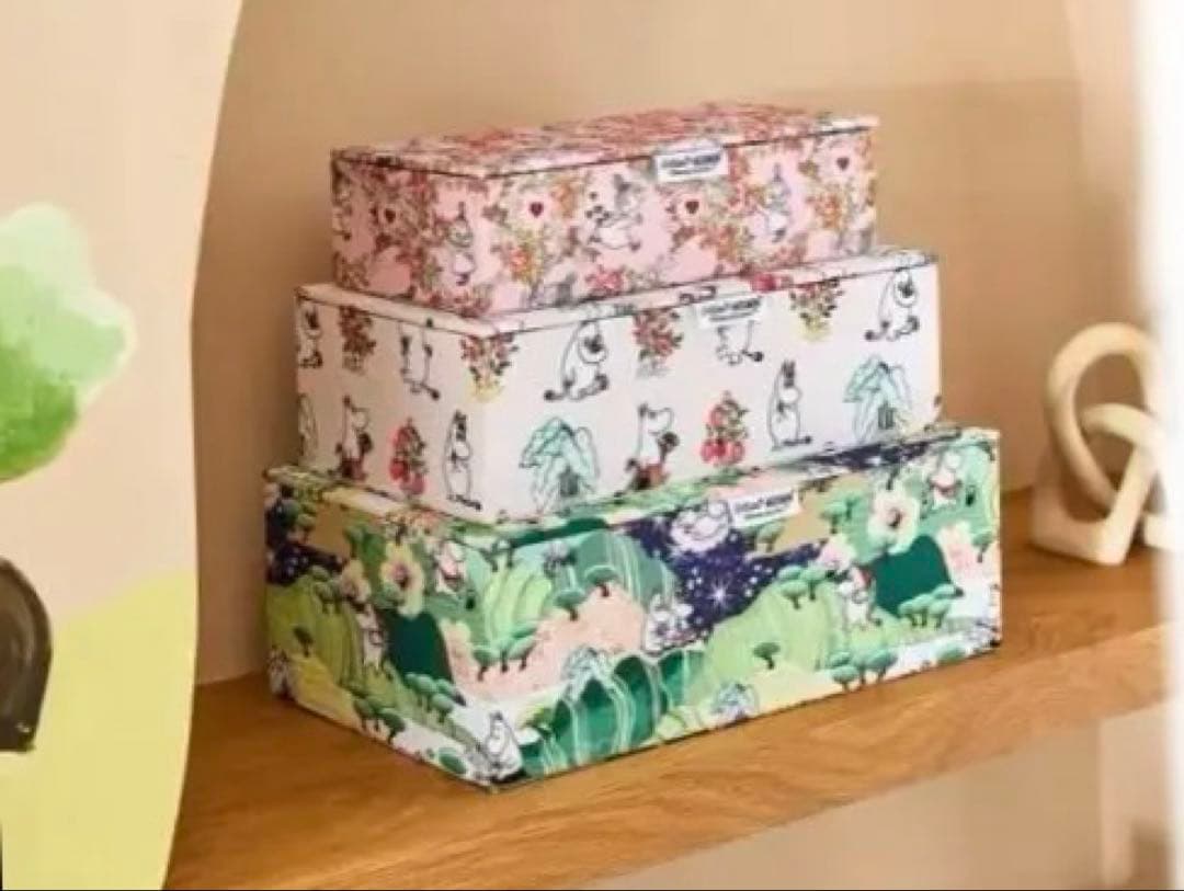 キャスキッドソン　ムーミン ストレージボックス3個セット