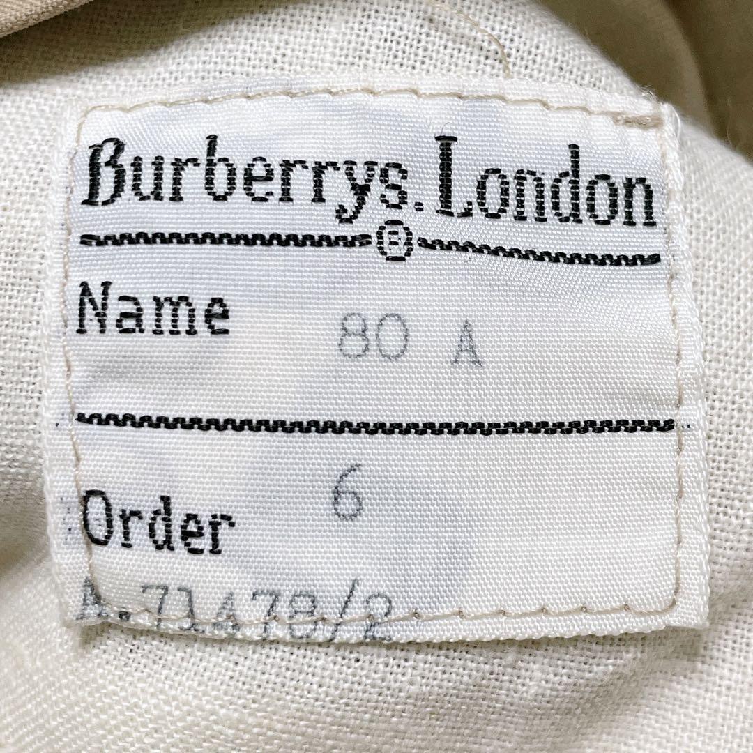 Burberry バーバリー　ステンカラーコート　ベルト付き　ベージュ　M相当